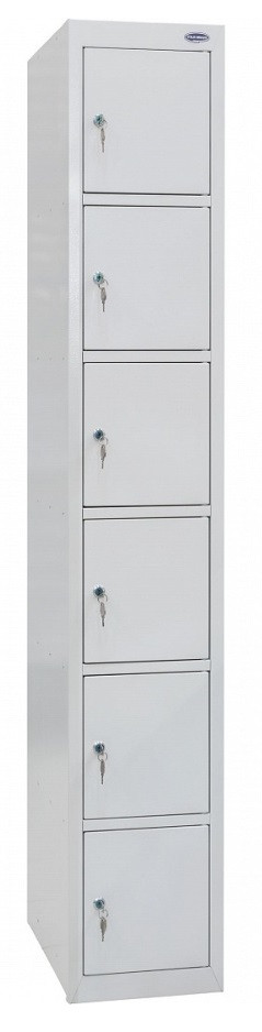 Шафа локер для зберігання особистих речей, електронних гаджетів, шафа для речей ШО-300/1-6 (на 6 чарунок) 1800(в)х300(ш)х500(гл)