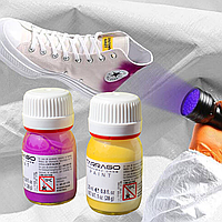 Краска фотохромная для кроссовок Tarrago Sneakers Paint Photocromic, 25 мл (2 цвета на выбор)