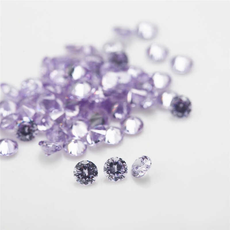 Фіаніт Лаванда 500 шт упак. розмір 2.5 мм, фото 1