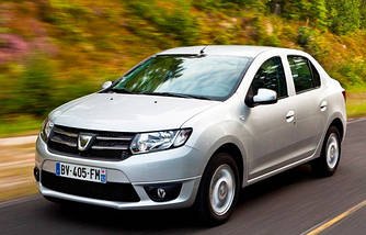 Амортизатор передній Dacia Logan II від 2012г з двигуном 1,1 1,4 1,5 (Передні стійки Дача Логан), фото 3