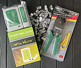 Обтискач, тестер, 30 конекторів rj45, стрипер, фото 2