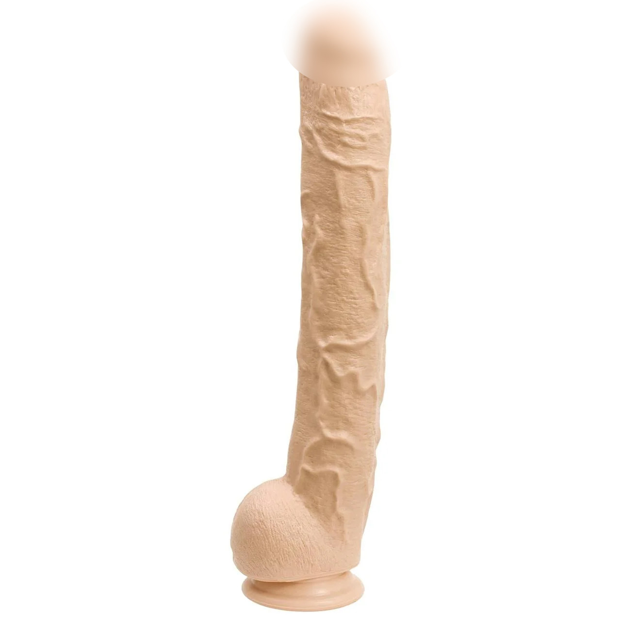 Фалоімітатор Doc Johnson Dick Rambone Cock White (у ПЕ пакеті!), Діаметр 6см, довжина 42см, ПВХ Feromon