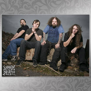 Плакат А3 Рок Napalm Death