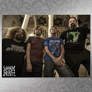 Плакат А3 Рок Napalm Death 002