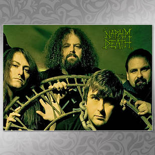 Плакат А3 Рок Napalm Death 003