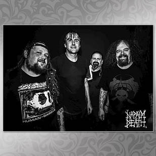 Плакат А3 Рок Napalm Death 008