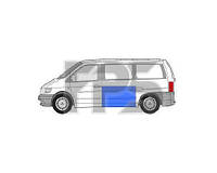 Ремчасть бока Mercedes Vito (96-02) левая