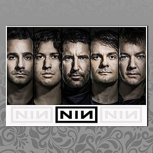 Плакат А3 Рок Nine inch Nails 005