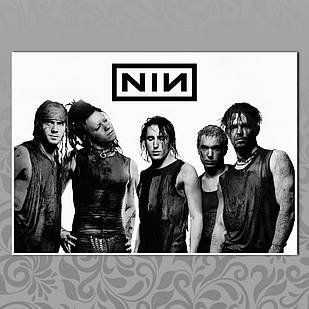 Плакат А3 Рок Nine inch Nails 006