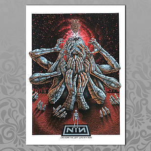 Плакат А3 Рок Nine inch Nails 008
