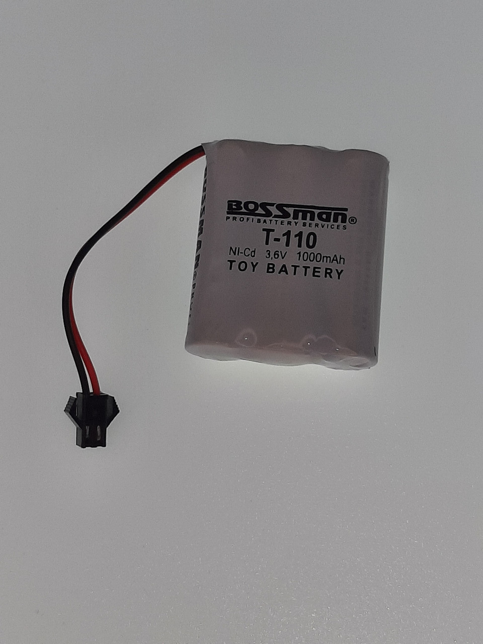Акумулятор для дитячих іграшок Bossman-Profi T-110 Ni-CD 3.6V 1000mAh AA, заміна для радіоуправляючих іграшок.