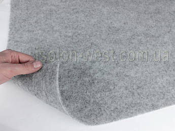 Карпет 300 автомобільний сірий, товщина 3 мм, ширина 1,40 м, щільність 300г/м2