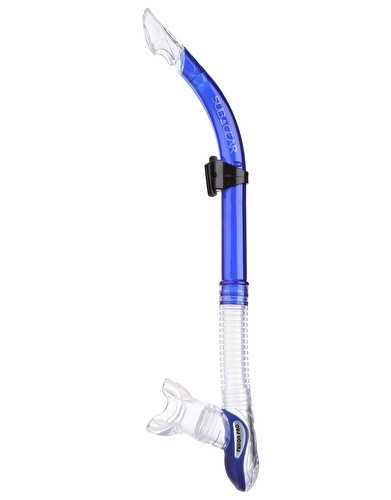 Трубка для снорклинга с верхним клапаном SubGear Fusion Pro синяя, фото 1