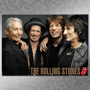 Плакат А3 Rolling Stones