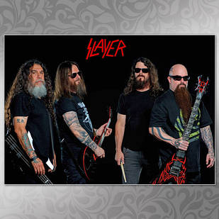 Плакат А3 Рок Slayer 002