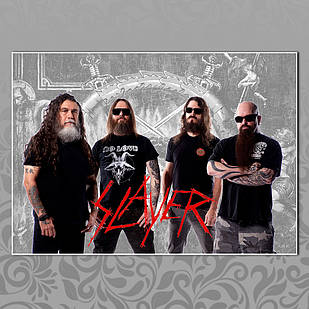 Плакат А3 Рок Slayer 008