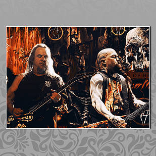 Плакат А3 Рок Slayer 009