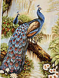 Картина з бурштину "Красиві павичі" картина з бурштину Красиві павліни, фото 4