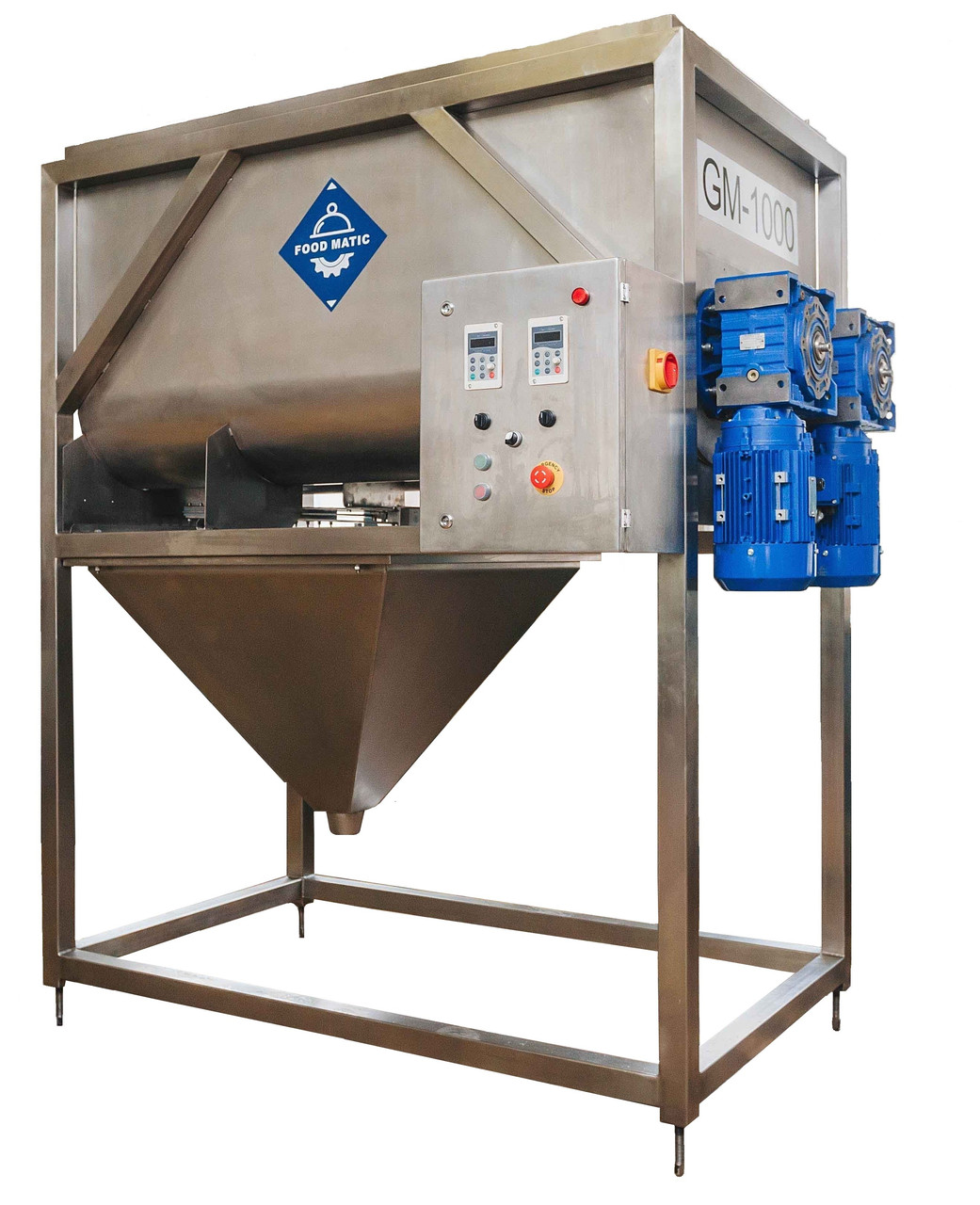 Горизонтальні установки GM для обсмажування, пасування овочів, горіхів, насіння, фото 1