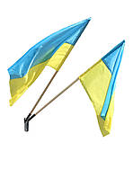 Флаг Украины + Держатель флага двойной