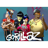 Плакат Gorillaz (smoking)