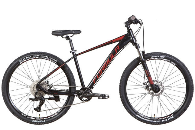 Велосипед AL 27.5" Formula ZEPHYR 1.0 AM DD 2022 (черный с красным (м)), фото 2
