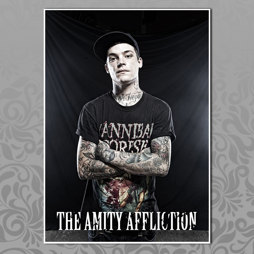 Плакат А3 Рок The Amity Affliction
