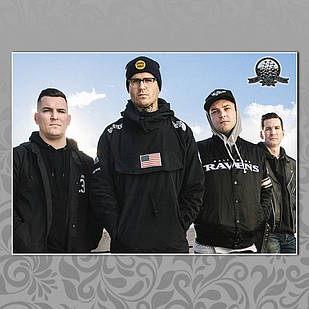 Плакат А3 Рок The Amity Affliction 003