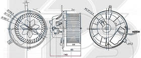 Вентилятор салону Audi