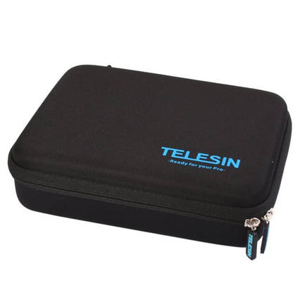 Кейс для GoPro та інших екшн камер і аксесуарів 22x17x7 см. GP-PRC-210-BK Telesin, фото 1