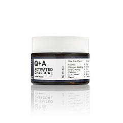 Маска для обличчя Детокс з активованим вугіллям Q+A Activated Charcoal Face Mask 50 г