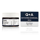 Маска для обличчя Детокс з активованим вугіллям Q+A Activated Charcoal Face Mask 50 г, фото 2