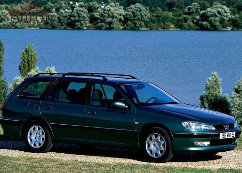 Бічне скло заднє кузовне Peugeot 406 універсал '95-03 ліве (Splintex)