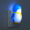 Світильник нічник Feron FN1001 пінгвін синій, фото 2