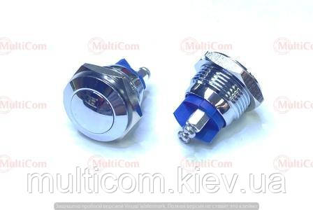 11-12-007. Кнопка антивандальна (OFF-ON), Daier, GQ-16B, під гвинти, фото 1