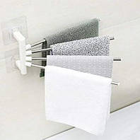 Настінна сушарка для рушників для ванної 4-Bar Towel Rack/вішалка для рушників