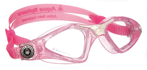 Дитячі окуляри для басейну Aqua Sphere Kayenne Junior, clear lens pink/white, фото 1