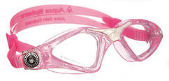 Дитячі окуляри для басейну Aqua Sphere Kayenne Junior, clear lens pink/white