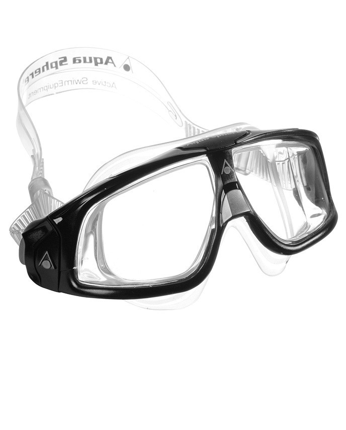 Фірмові окуляри для плавання Aqua Sphere Seal 2.0, clear lens black/silver