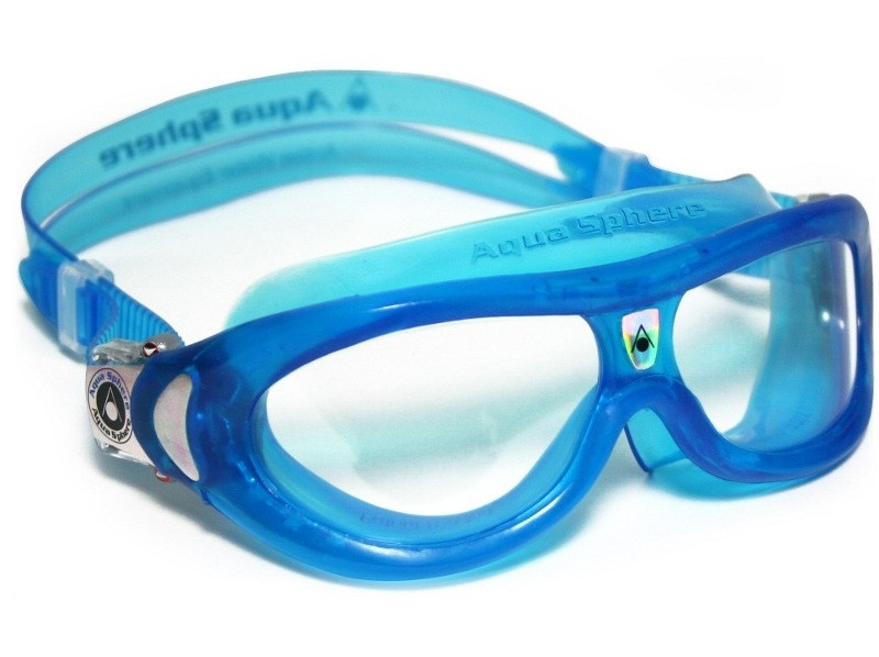 Дитячі окуляри для плавання Aqua Sphere Seal Kid, clear lens/trans aqua, фото 1