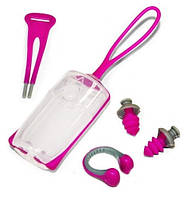 Затиск для носа Aqua Sphere Silicone Nose Clip + беруші Ear Plugs Pink