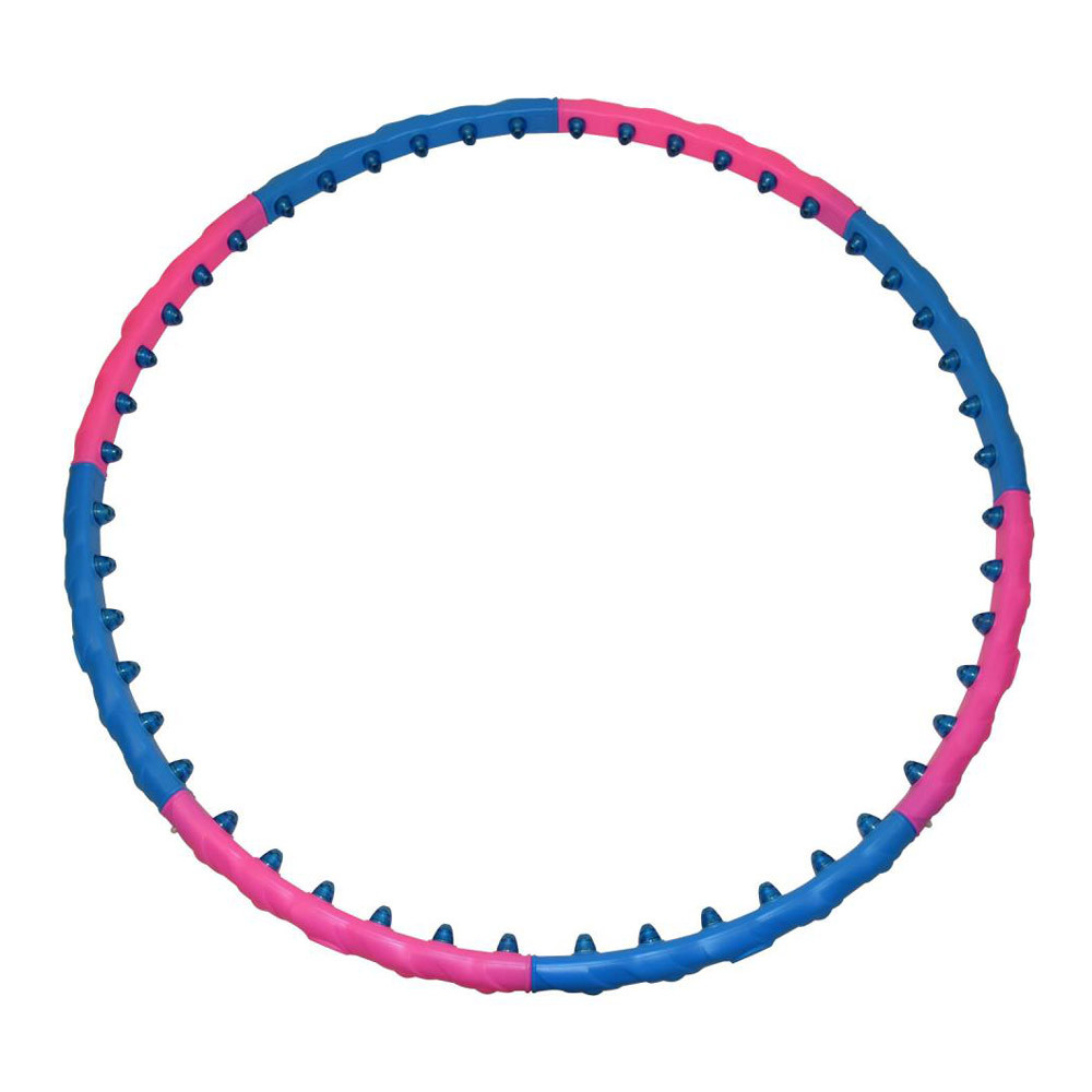Обруч массажный Hula Hoop DYNAMIC JIESEN HOOP (1кг, пластик, 8 секций, d-93см, с магнитами)