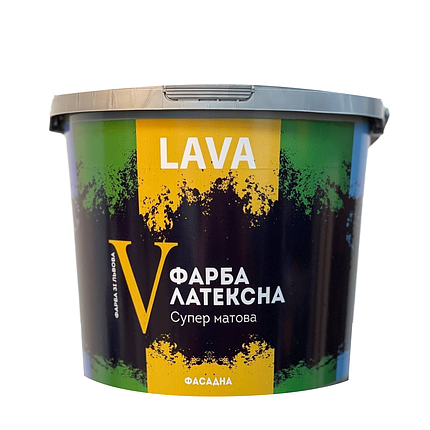 Фарба Lava 3 Латексна фасадна 3л., фото 2