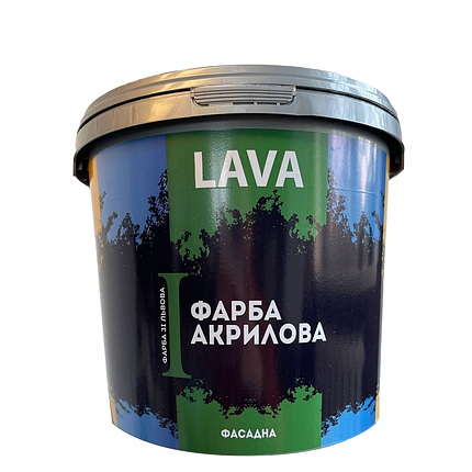 Фарба Lava 1 Акрилова фасадна 5л., фото 2