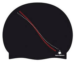 Силіконова шапочка для басейну Aqua Sphere Dakota, black/red