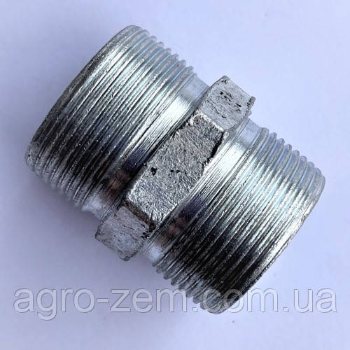Штуцер сполучний S36хS36 (М30х1.5-М30х1.5) для РВТ