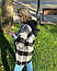Жіночі сорочки — 4842-фг — Стильна тепла жіноча сорочка в карту, куртка сорочка вовняна, пальто сорочка, фото 6