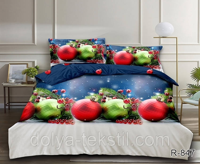 Постільна білизна Євро ранфорс ТМ TAG, бавовна з компаньйоном R847, фото 1