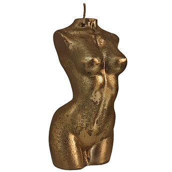 Свічка жіночий торс золота Besensua grand femme dorée 13 см