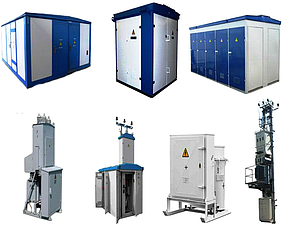 Комплектна трансформаторна підстанція КТП-25,40,63,100 кВа - прохідна, тупікова, з ВВ і КВ